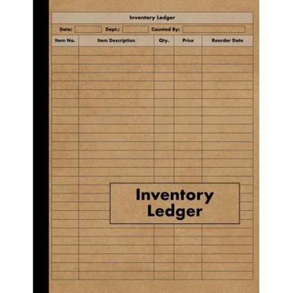 Inventory Ledger: Large Inventory Ledger Log Book - 120 Pages - Tracking Book Fo - Picture 1 of 2